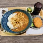 ひよこ豆のカレーライス定食